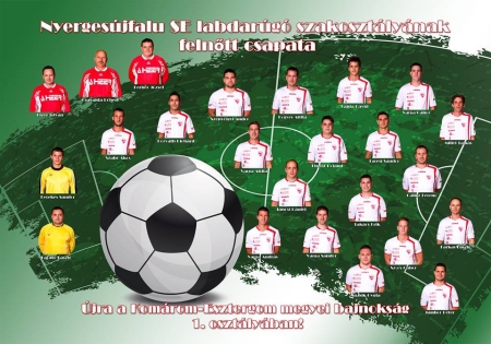 Utolsó csapat tabló Lacival